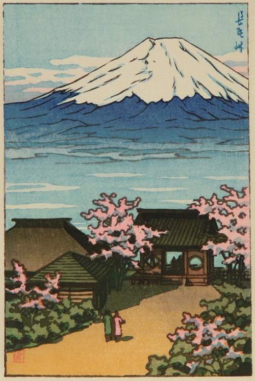 Kawase Hasui - Nagao Pass thumbnail
