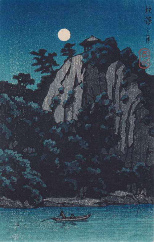 Kawase Hasui - Nakhwa Rock, Puyo thumbnail