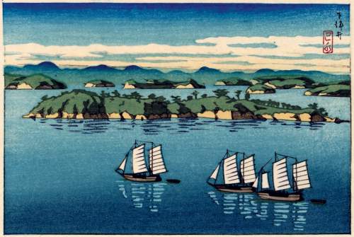 Kawase Hasui - Shimotsui thumbnail