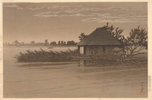 Kawase Hasui - Tozaki, Ukishima thumbnail
