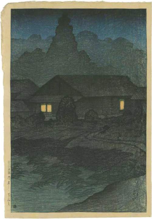 Without rain or very faint (earlier impression?) supplementary image