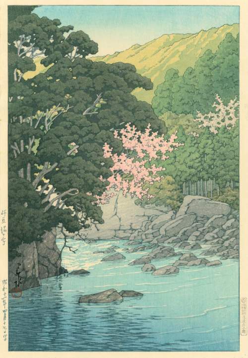 Kawase Hasui - Yugashima, Ito thumbnail