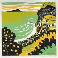 Atagawa View - Kitaoka Fumio Catalogue woodblock print