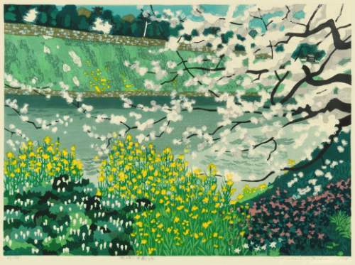 Kitaoka Fumio - [Flowers at the Imperial Palace] thumbnail