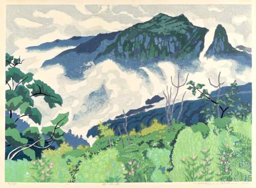 Kitaoka Fumio - Mist at Mount Kamegamori thumbnail