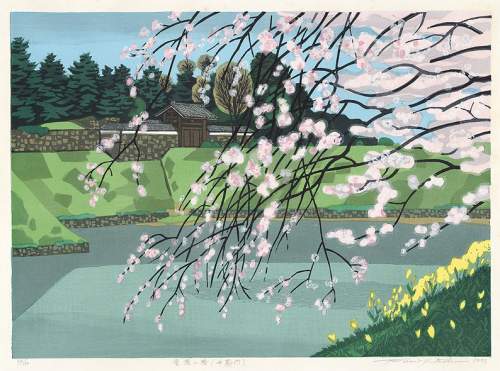 Kitaoka Fumio - Spring at the Imperial Palace thumbnail