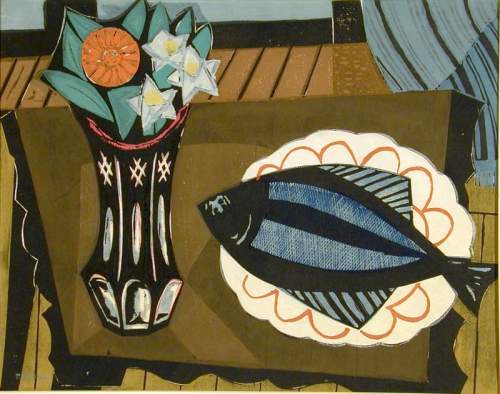 Kitaoka Fumio - [Vase and Fish] thumbnail