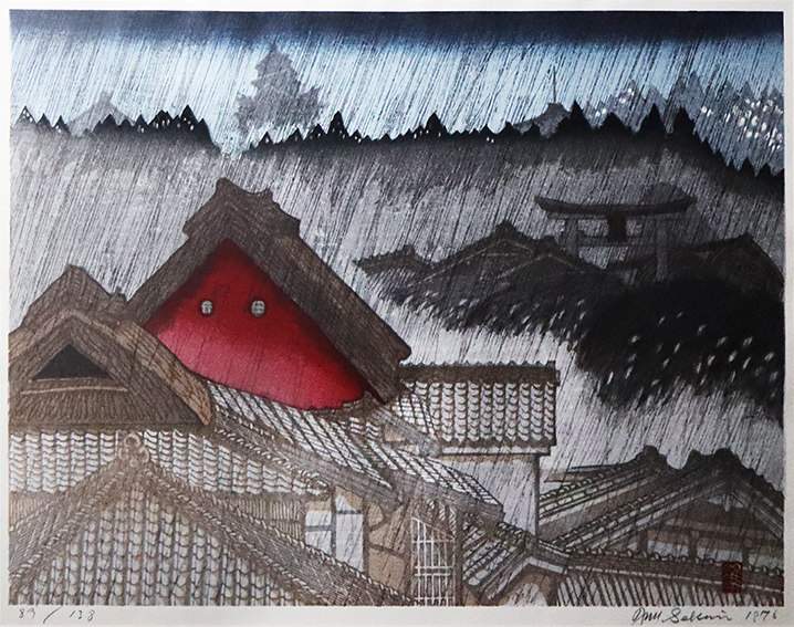 Atago-kaido - Sekino Jun'ichiro  Catalogue woodblock print