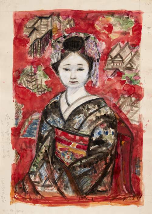 Related watercolour supplementary image