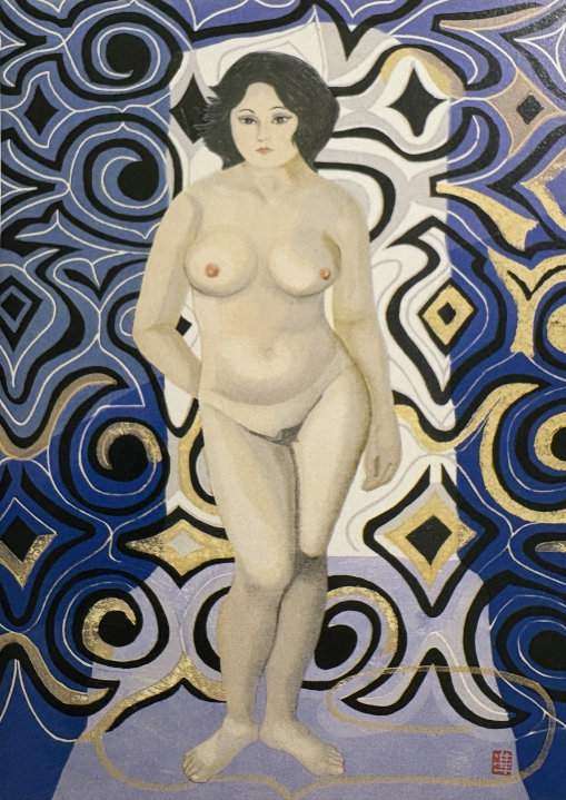 Birth of Venus - Sekino Jun'ichiro  Catalogue woodblock print