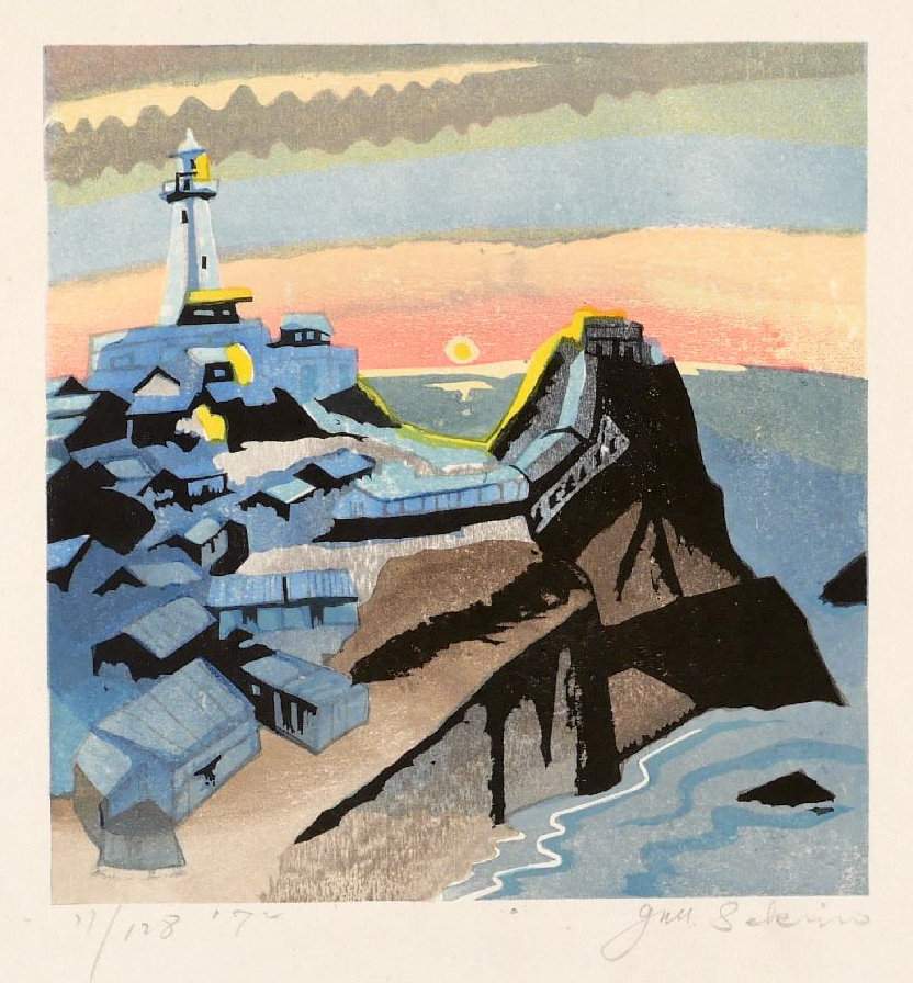 Daiozaki - Sekino Jun'ichiro  Catalogue woodblock print