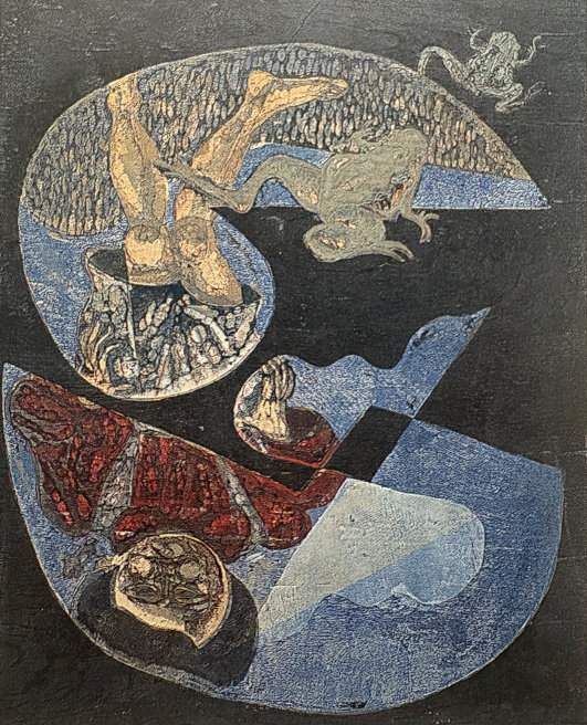 Frogs - Sekino Jun'ichiro  Catalogue woodblock print