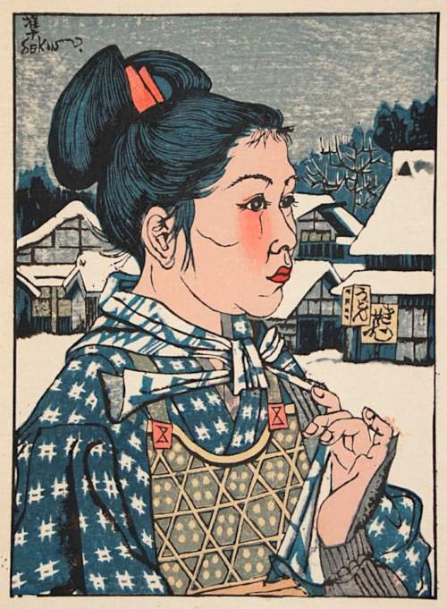 Sekino Jun'ichiro - Girl in Northern Japan thumbnail