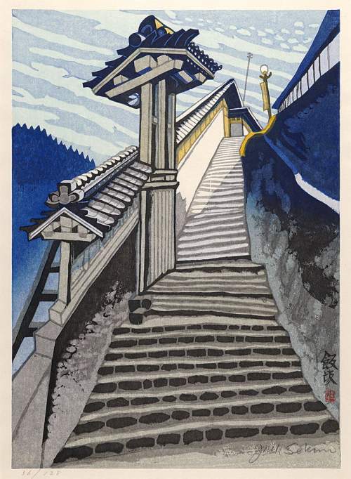 Sekino Jun'ichiro - Iizaka (Stairs to Public Bath) thumbnail
