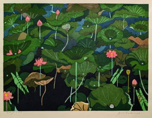 Sekino Jun'ichiro - Kanmanjuji (Lotus Pond) thumbnail
