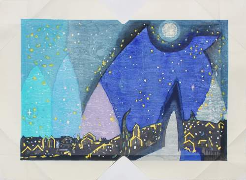 Woodblock-printed cover supplementary image