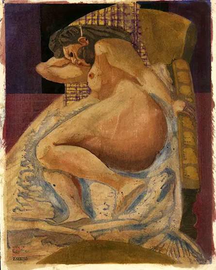 [Nude] - Sekino Jun'ichiro  Catalogue woodblock print