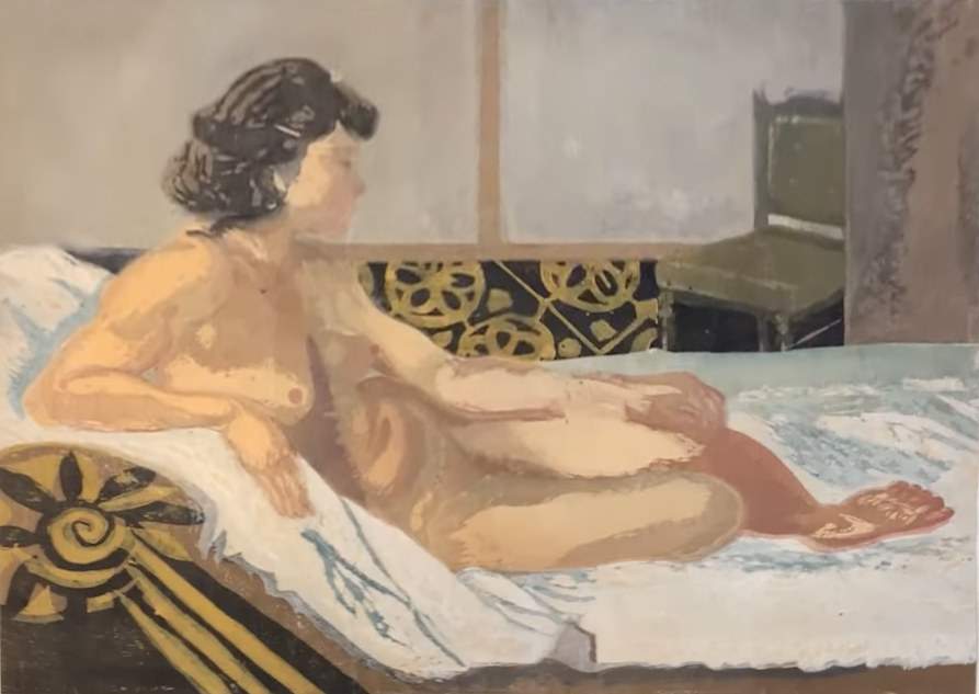 [Nude] - Sekino Jun'ichiro  Catalogue woodblock print