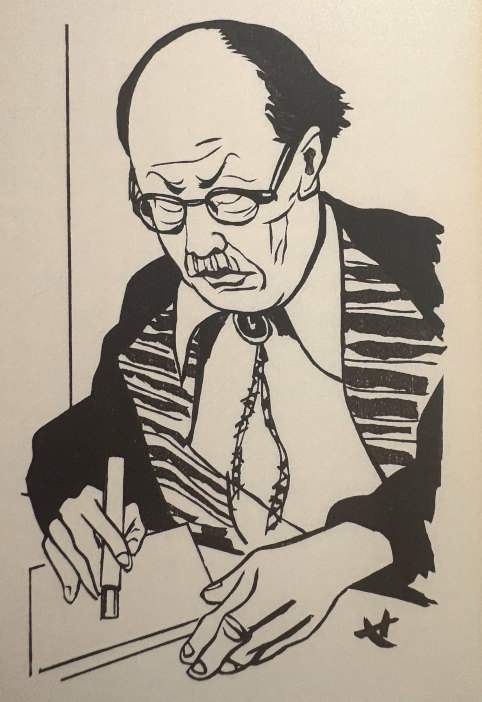 Portrait of Takei Takeo - Sekino Jun'ichiro  Catalogue woodblock print