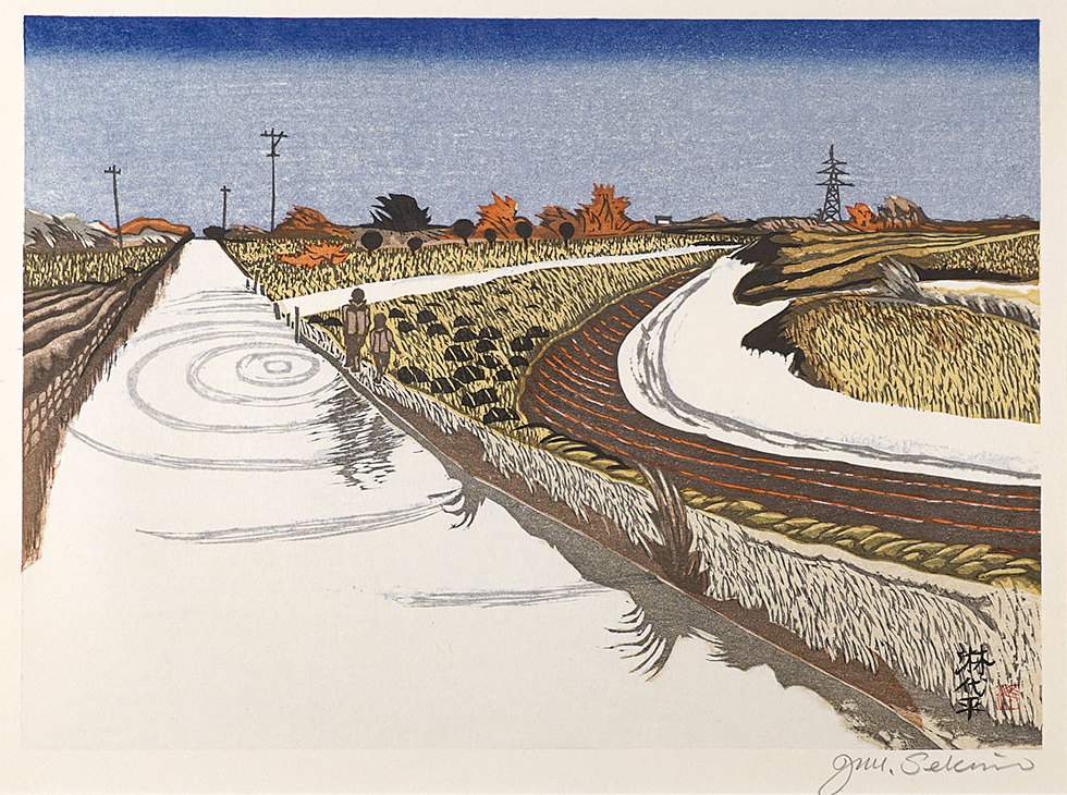 Sabishirotai - Sekino Jun'ichiro  Catalogue woodblock print