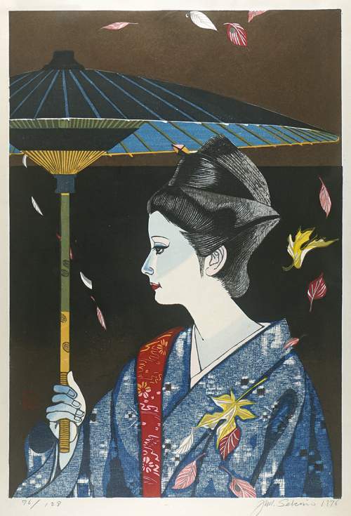 Sekino Jun'ichiro - Sato Takako in Ryukyu dance Hanakaze thumbnail