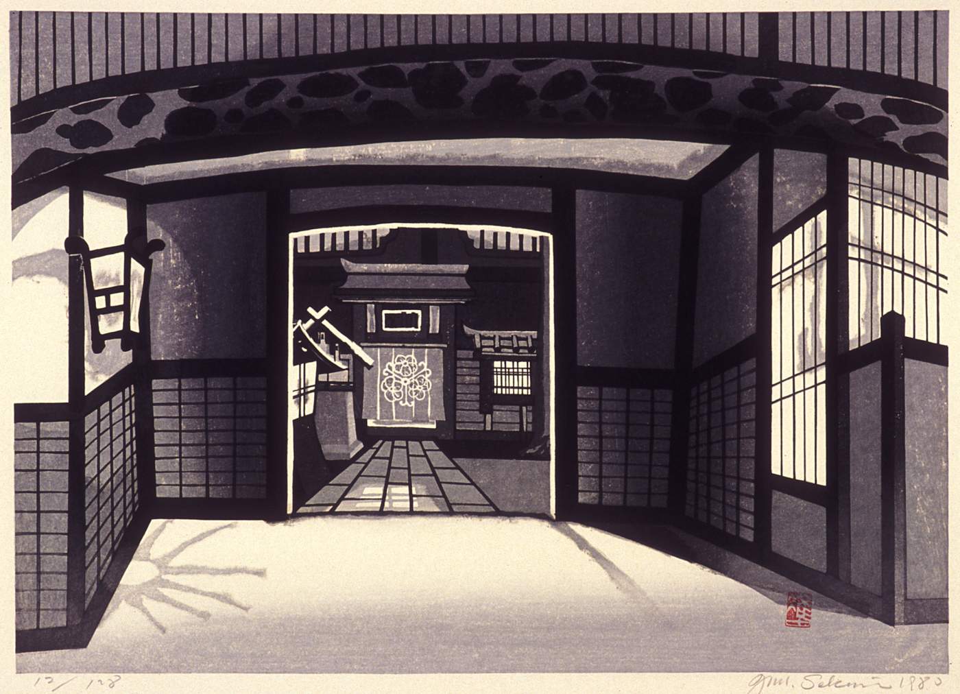 Shimabara Sumiya - Sekino Jun'ichiro  Catalogue woodblock print