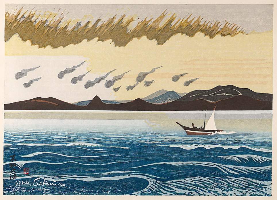 Shiranui-kai - Sekino Jun'ichiro  Catalogue woodblock print