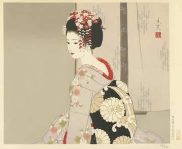 Tatsumi Shimura “Maiko (Apprentice Geisha)” 1980 thumbnail