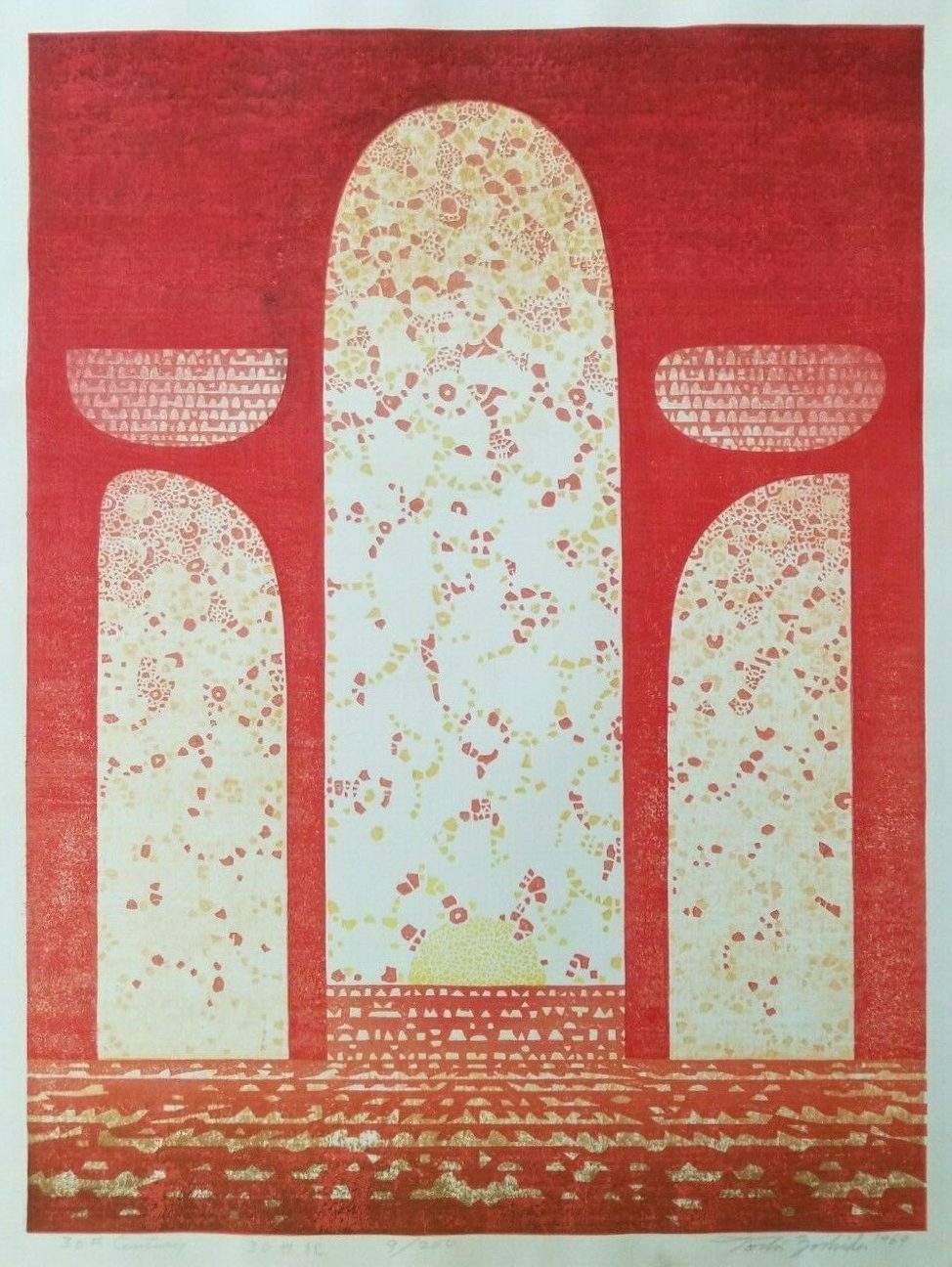 30th Century woodblock print