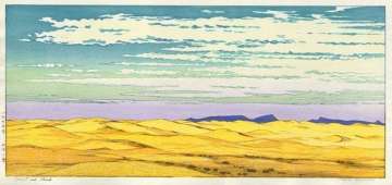 Toshi Yoshida “Desert and Cloud” 1975 thumbnail