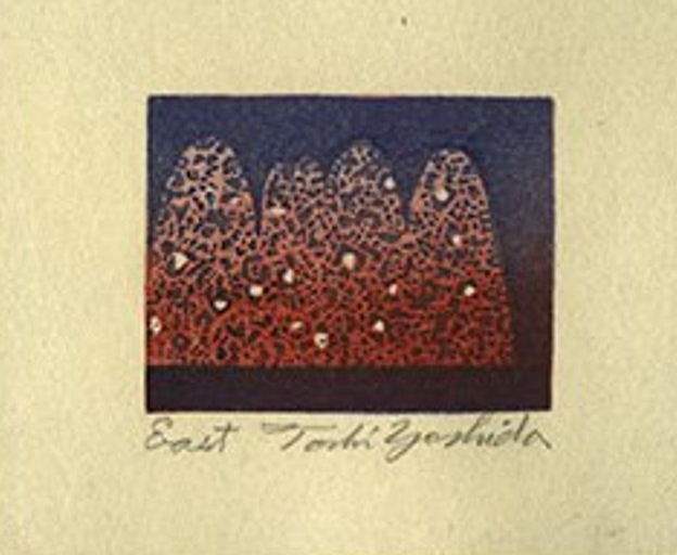 East woodblock print