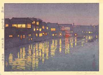 Toshi Yoshida “From the Ryogoku Bridge” 1939 thumbnail