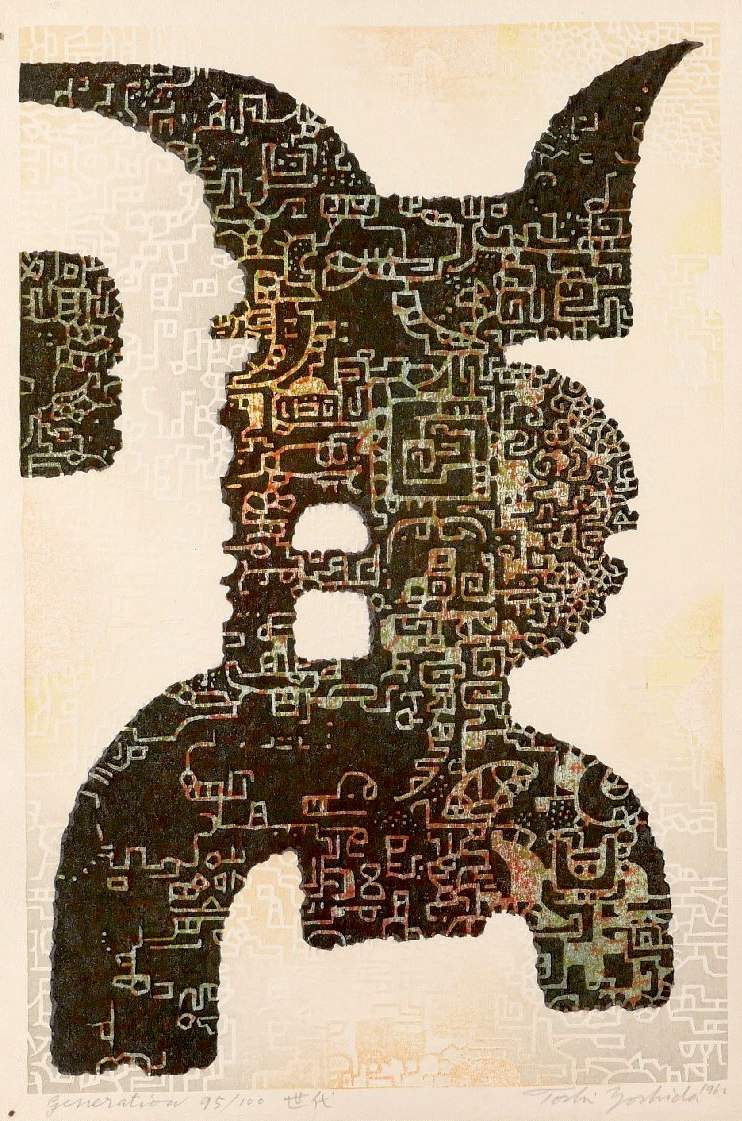 Generation woodblock print