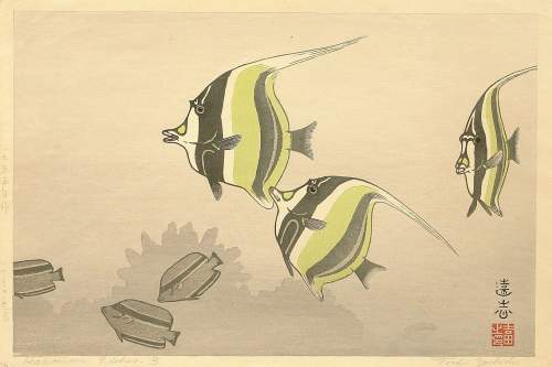 Toshi Yoshida - Hawaiian Fishes, B thumbnail