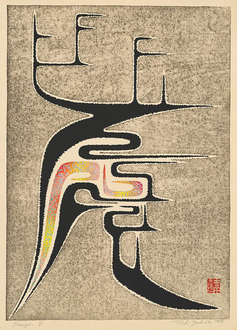 Image D woodblock print