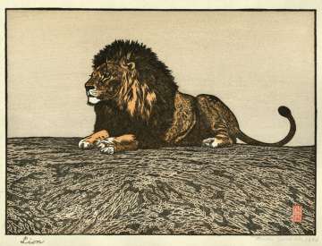 Toshi Yoshida “Lion” 1987 thumbnail