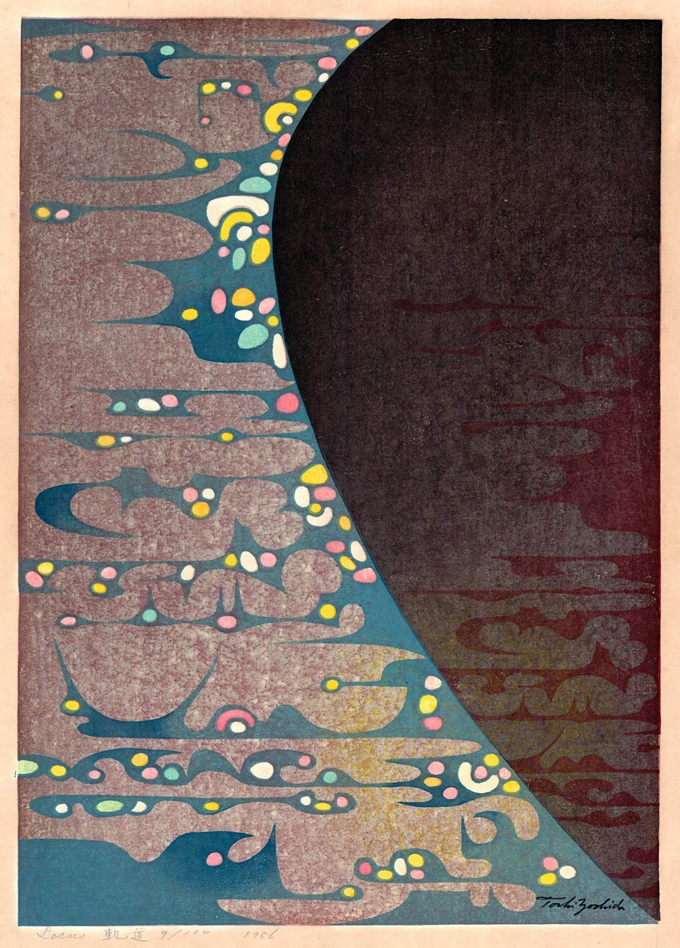 Locus woodblock print