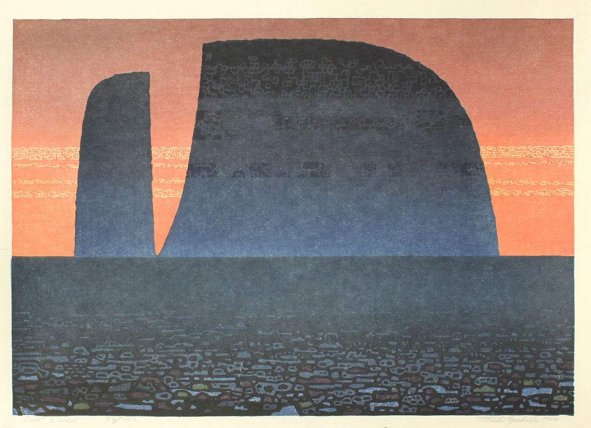 Lost World woodblock print