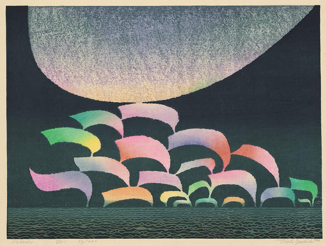 Melody woodblock print