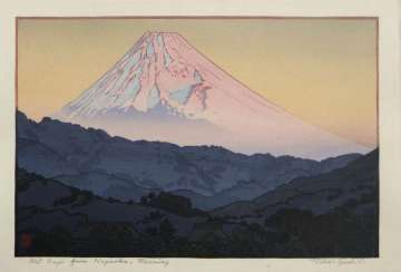 Toshi Yoshida “Mt. Fuji from Nagaoka, Morning” 1962 thumbnail