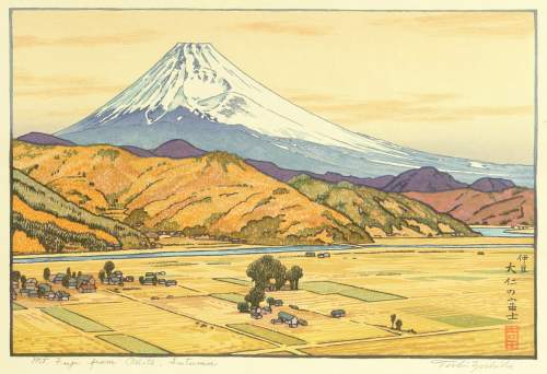 Toshi Yoshida - Mt. Fuji from Ohito, Autumn thumbnail