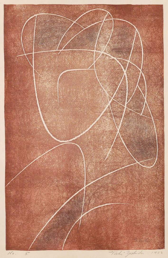 No. 5 woodblock print