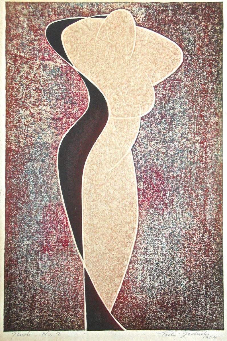 Nude, No. 2 woodblock print