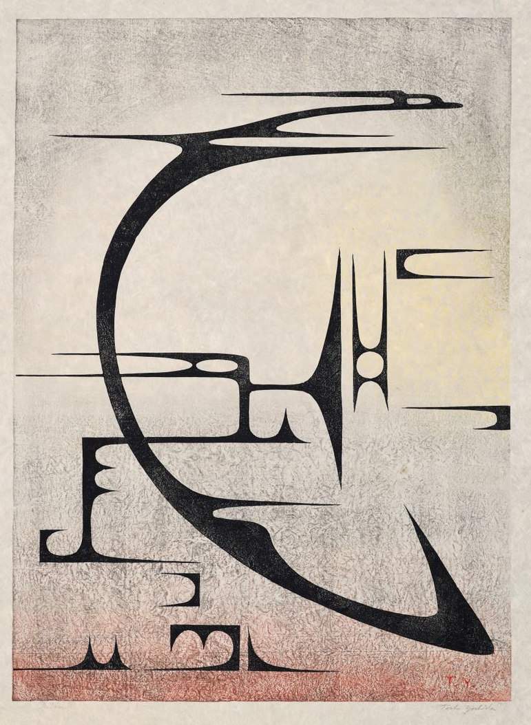 Orion woodblock print