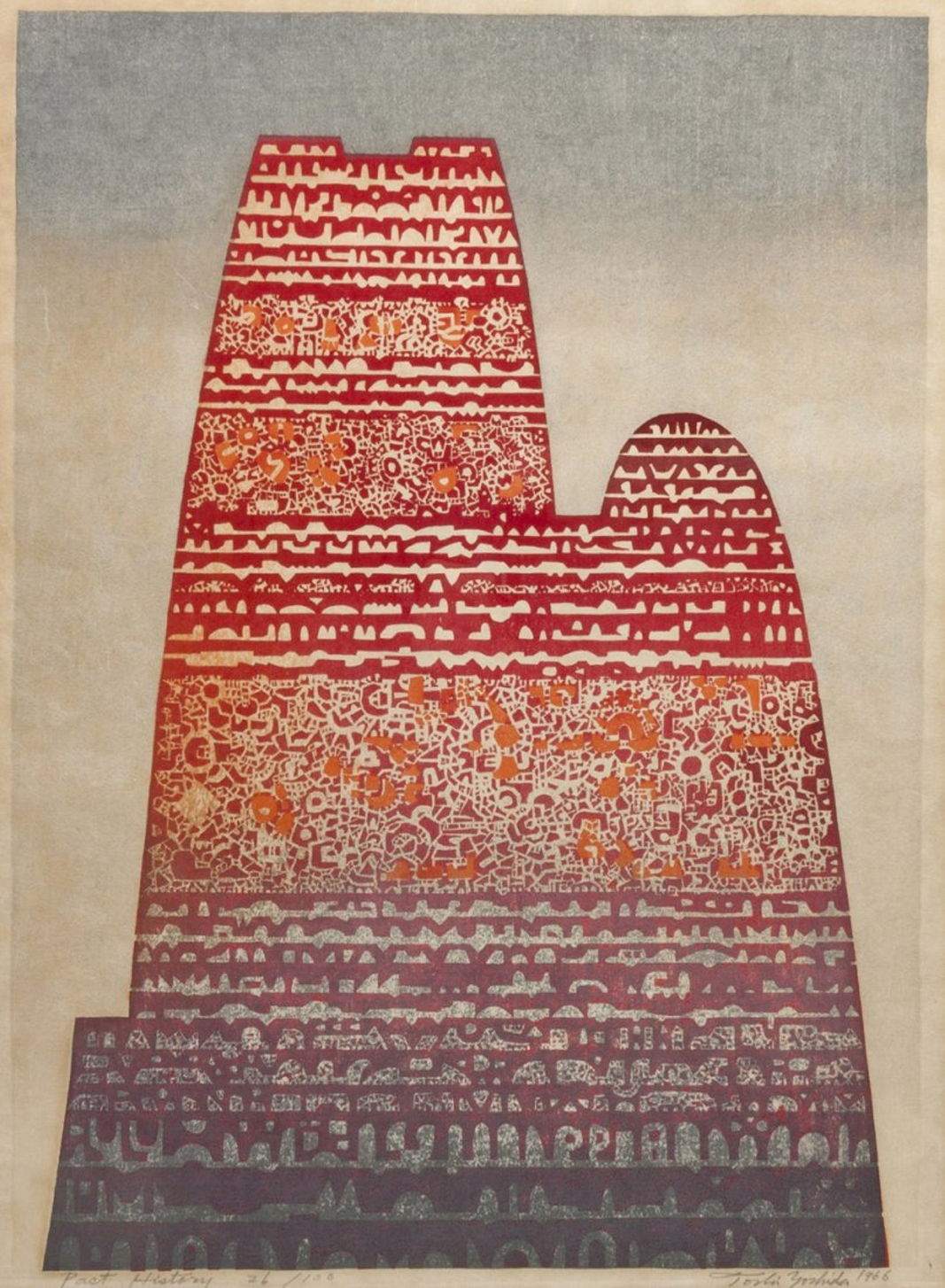 Past History woodblock print