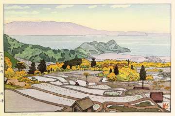 Toshi Yoshida “Rice-field in Suizu” 1951 thumbnail