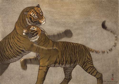 Toshi Yoshida - Tiger and Tigress thumbnail