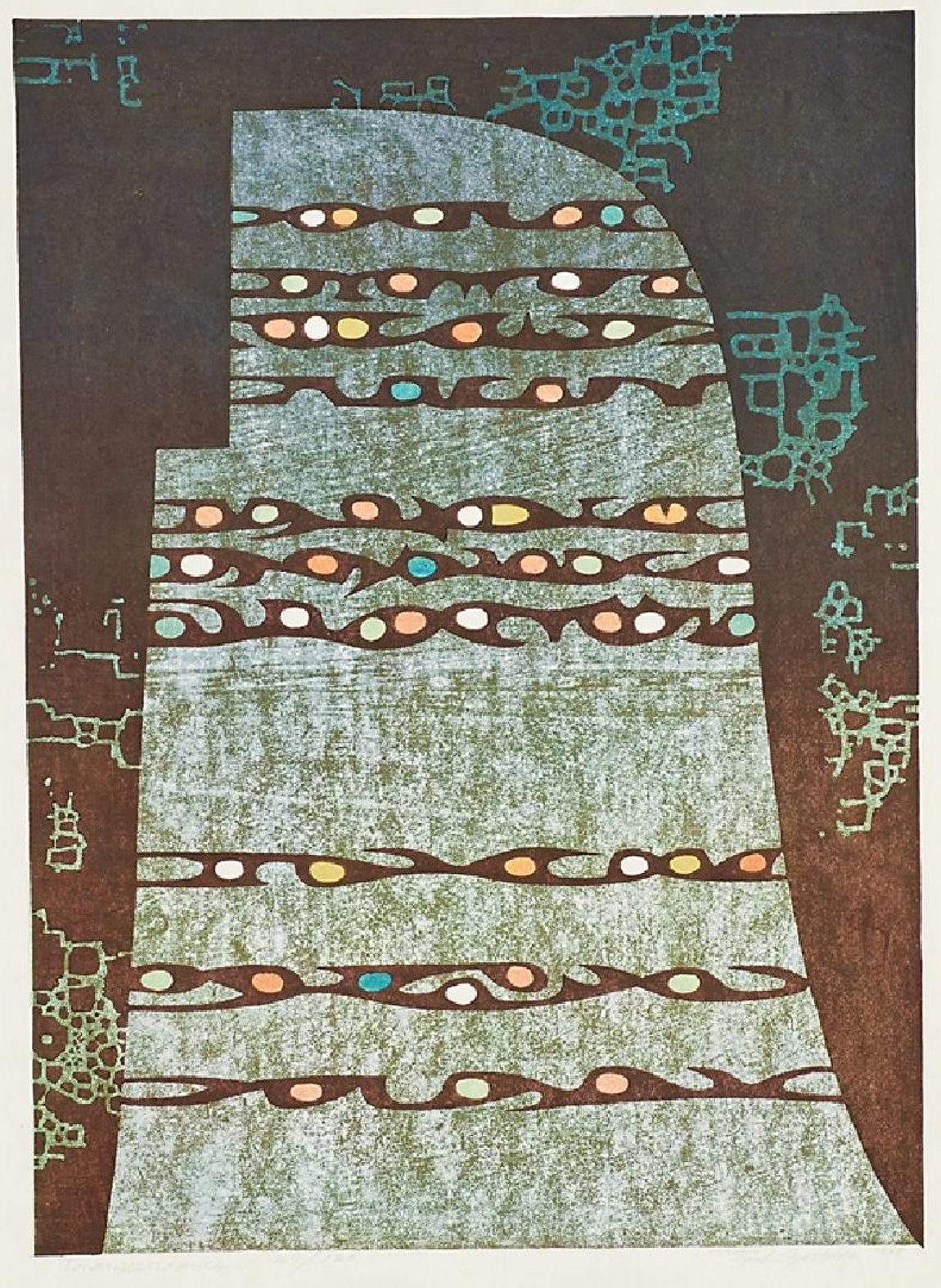 Transcendence woodblock print