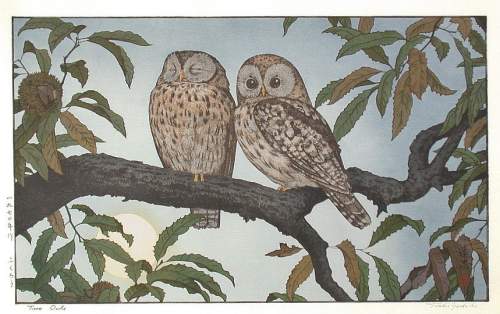 Toshi Yoshida - Two Owls thumbnail