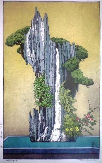 Toshi Yoshida “Waterfall” 1970 thumbnail